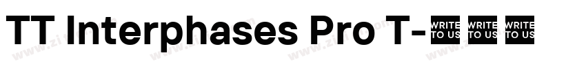 TT Interphases Pro T字体转换